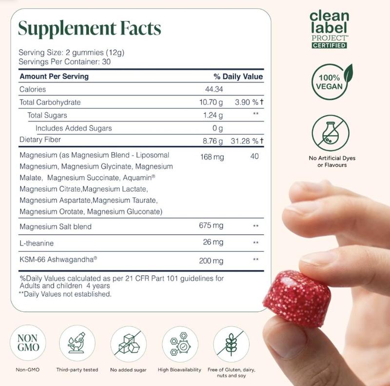 Savo Magnesium + Ashwagandha Gummies