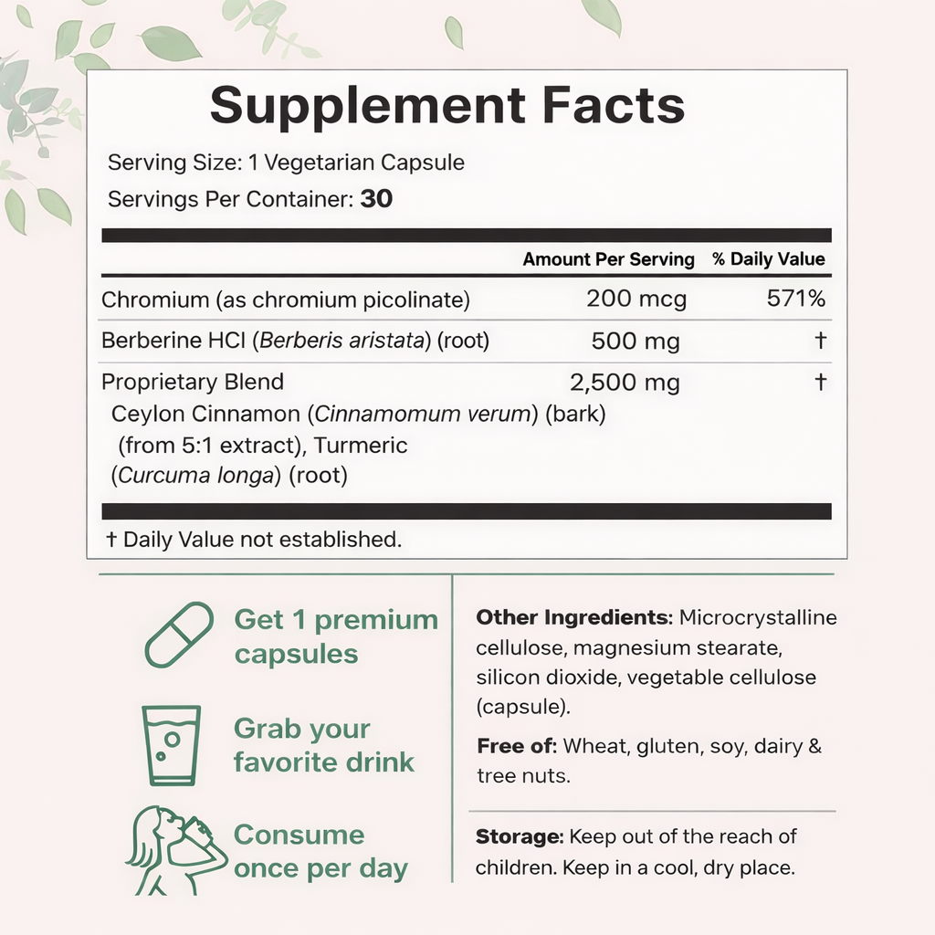 Berberine with Ceylon Cinnamon