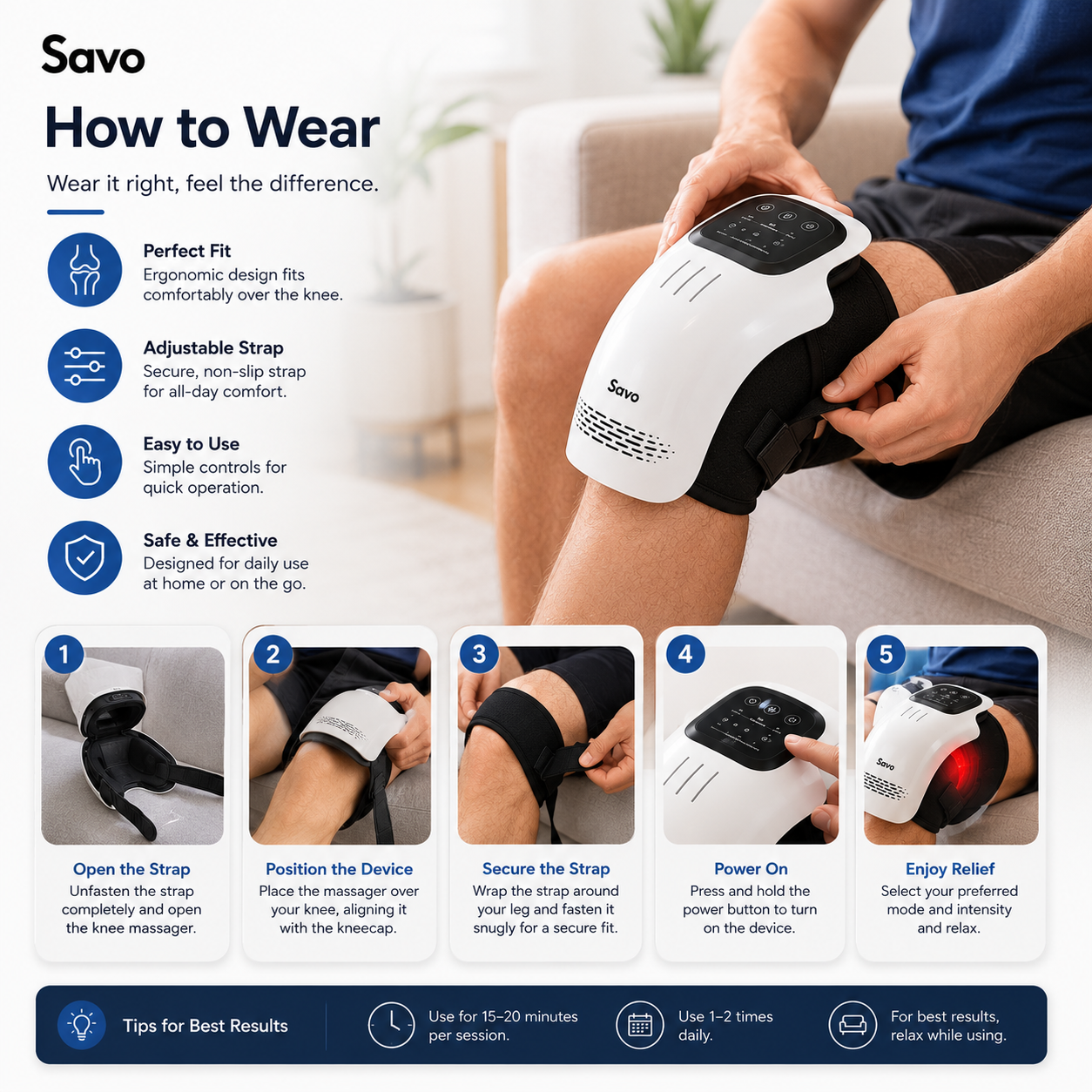 Savo Knee Massager